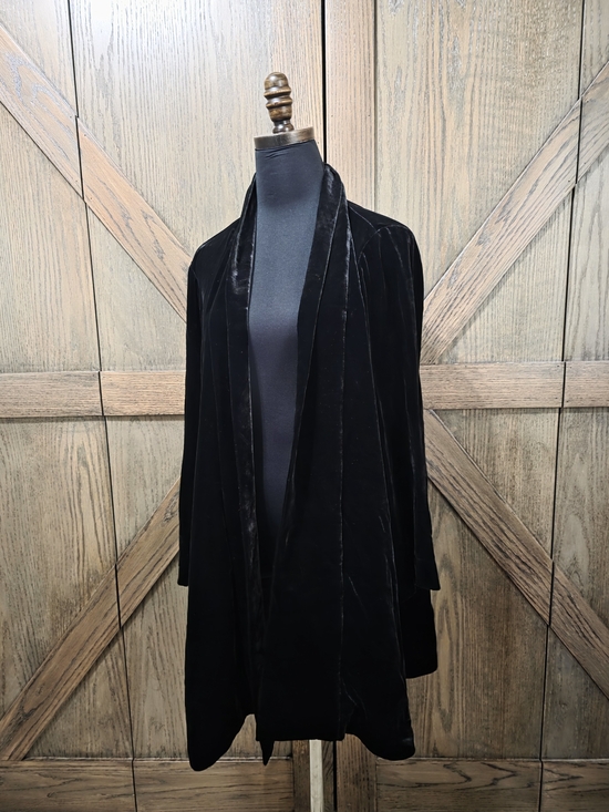 Eileen Fisher Jackets & Blazers - Eileen Fisher Black Velvet Jacket